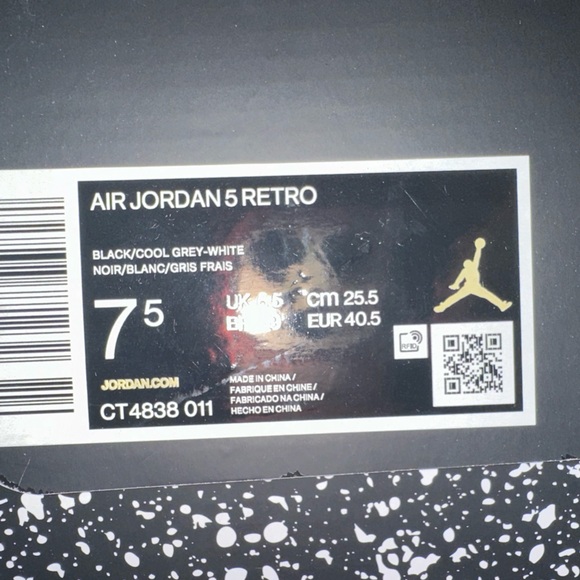 Oreo 5 Retro Womens **WORN FOR A FEW HOURS** - Picture 4 of 4